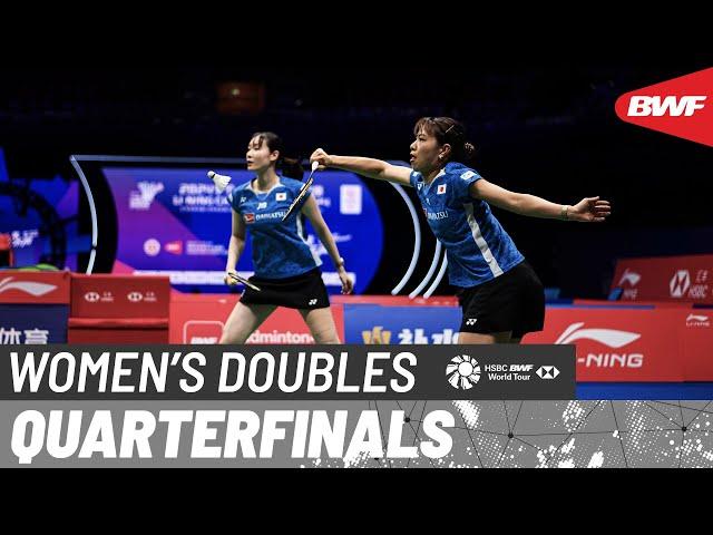 LI-NING China Masters 2024 | Fukushima/Matsumoto (JPN) vs. Jia/Zhang (CHN) [6] | QF