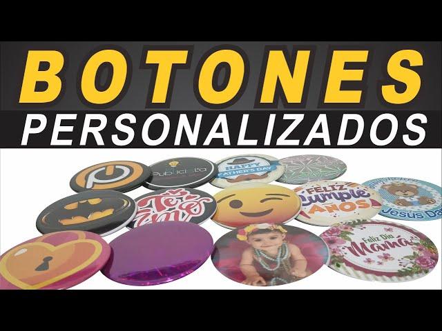 Cómo Hacer BOTONES PERSONALIZADOS Paso a Paso Máquina para Elaborar PINES Publicitarios (CHAPAS)