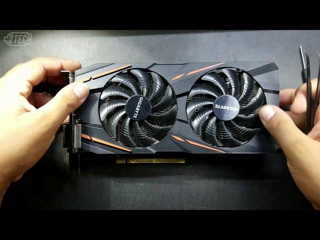 ️How to clean GRAPHICS CARD -  GIGABYTE RADEON RX 580 / RX 570