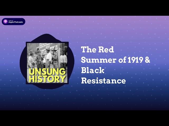 The Red Summer of 1919 & Black Resistance | Unsung History