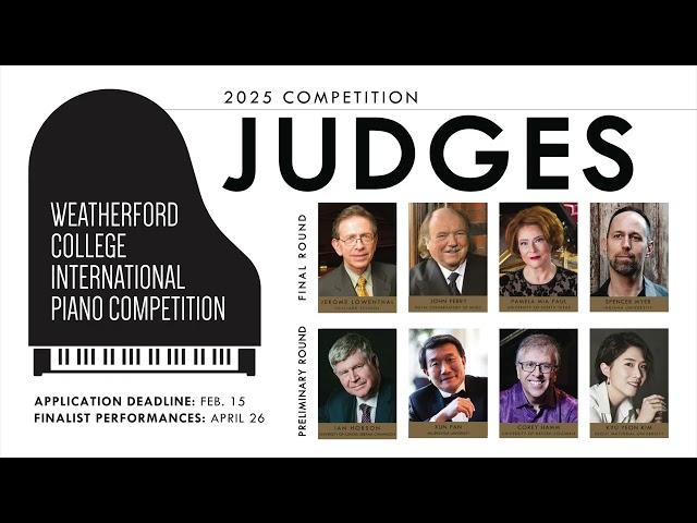 2025 Weatherford College International Piano Competition - Promo