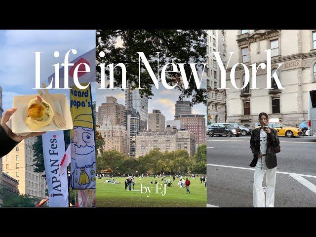 NYC vlog  |My Brithday | Japanese Food Festival | 뉴욕물가 | 한인마트 장보기