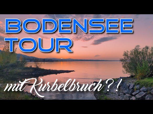 mit Kurbelbruch - Radtour Bodensee von Altenrhein nach Konstanz.....