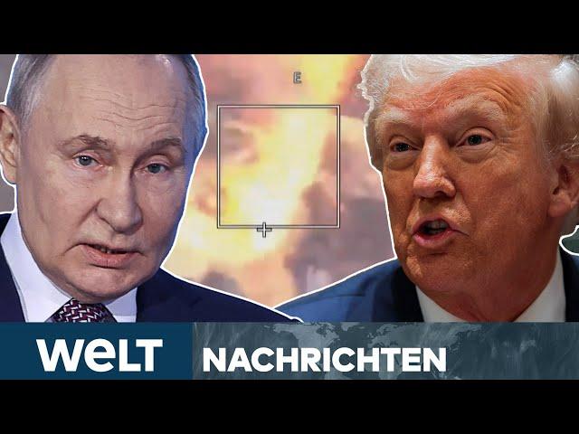 KRIEG IN UKRAINE: Kräftemessen! Trump droht Putin! USA stellen Forderungen an Russland | WELT STREAM