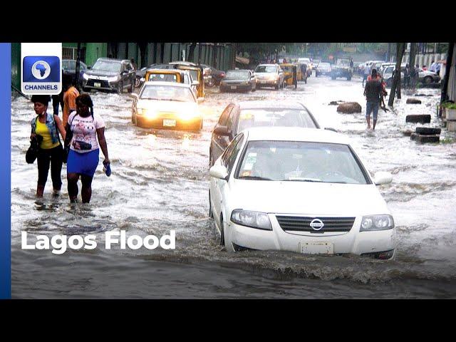 Commuters Stranded As Downpour Floods Lagos Roads + More | Lunchtime Politics
