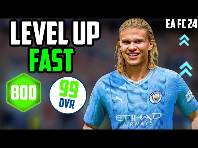 *FASTEST METHOD* TO GET MAX LEVEL!!! EA FC 24 PRO CLUBS