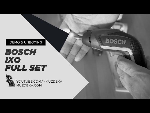 Bosch IXO Full Set - unboxing, demo and first impressions