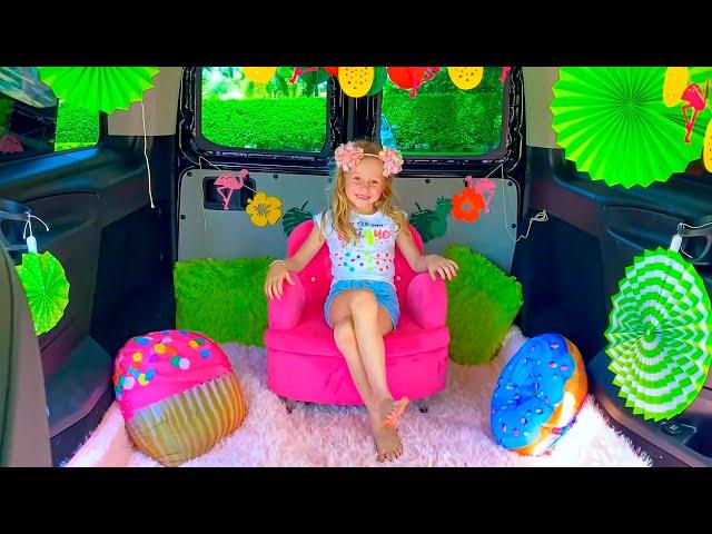 Happy summer holidays for Nastya and her friends