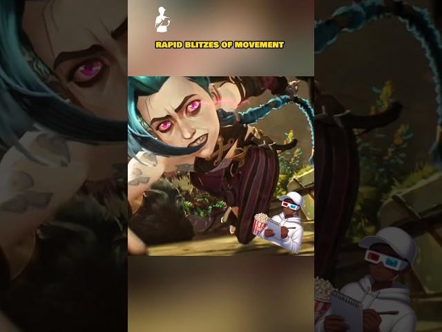 Jinx's Passive Ability In Arcane | LOL x ARCANE #shorts #arcane #leagueoflegends #jinx