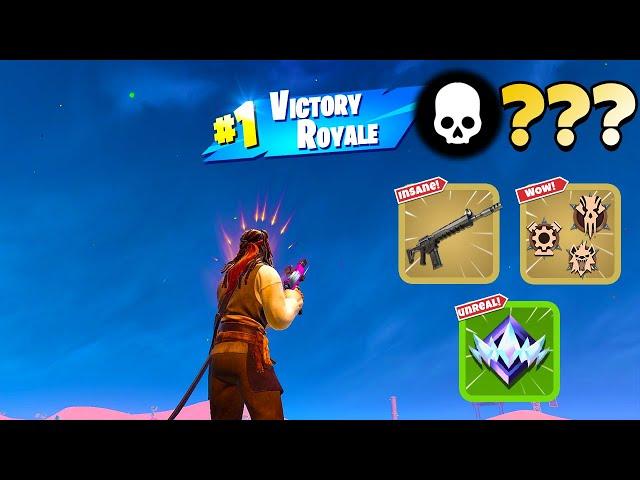 High Elimination Unreal Ranked Solo Zero Build Win Gameplay (Fortnite Chapter 5 Season 3)