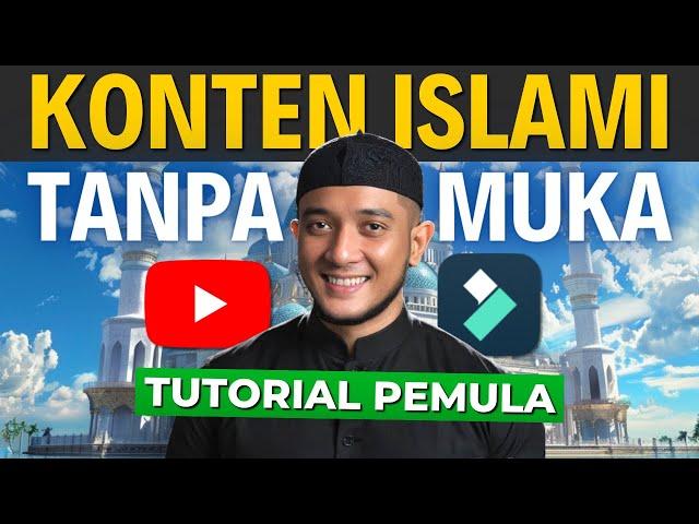 CARA BIKIN KONTEN Tanpa Muka Untuk Pemula Cari Uang di Youtube | Filmora 13 Tutorial