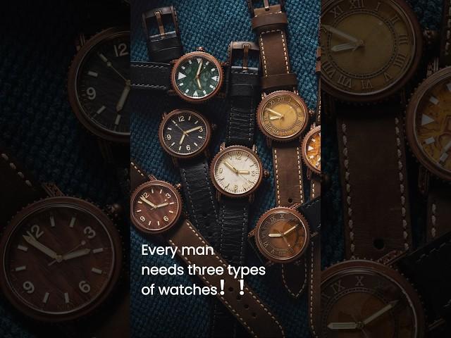 COPPERTIST.WU| Every man needs three types of watches!#watch #coppertistwu