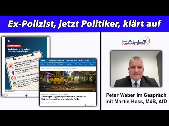 Ex-Polizist, jetzt Politiker, klärt auf