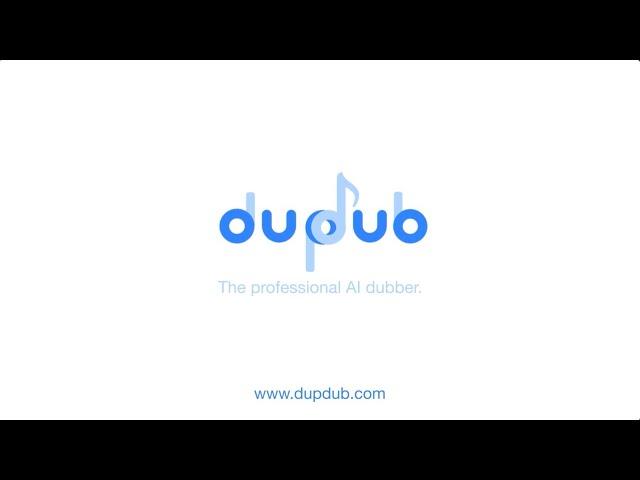 Introducing DupDub -The AI Voice Studio creates voiceovers for your video easily and quickly.