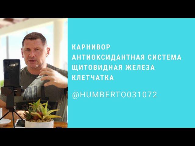 Кето диета. Карнивор. Антиоксидантная система. Щитовидная железа. Клетчатка.