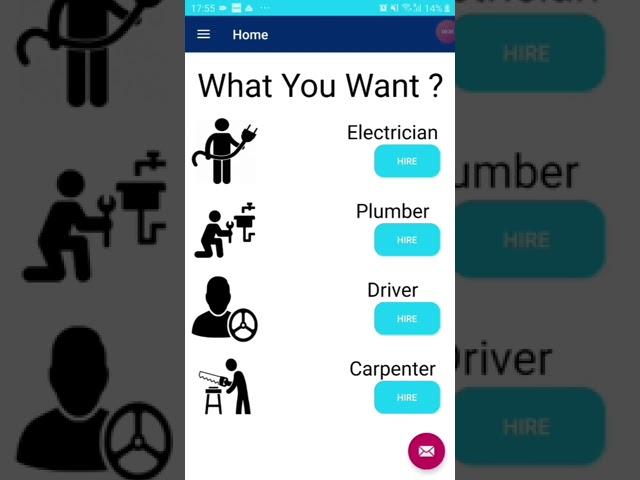 Home Service Provide Android App | Final Year Android Project with Source Code and Report #shorts