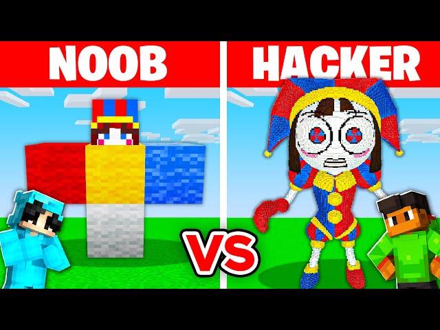 NOOB vs HACKER: I Cheated In a POMNI Build Challenge!