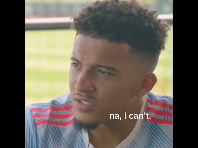 jadon sancho being jadon sancho