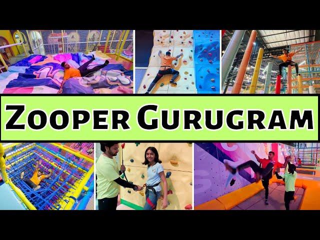 Zooper Trampoline Park Delhi NCR | Trampoline Park Gurgaon Ticket Price, Timing | Thakur Saurav Vlog