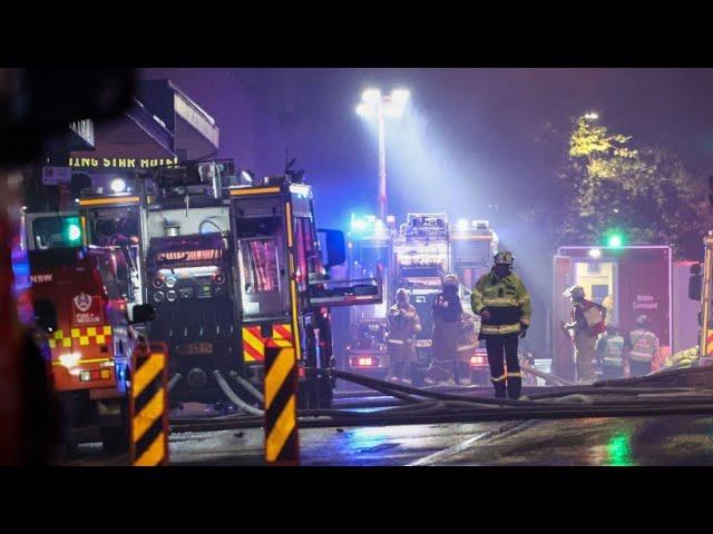 Großbrand im Zentrum von Sydney