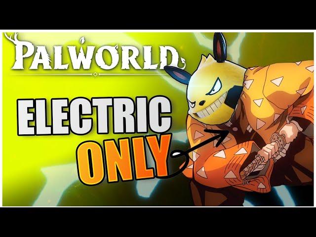 Could YOU Beat Palworld Using ONLY ELECTRIC type Pals?