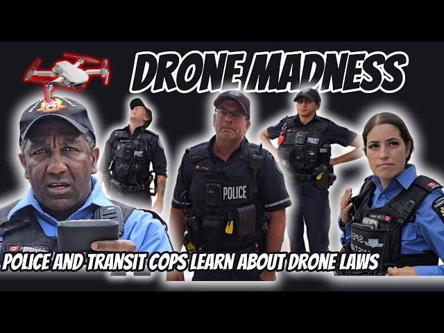 Transit Cop Has Meltdown Over Drone Flight with @canada_copwatch