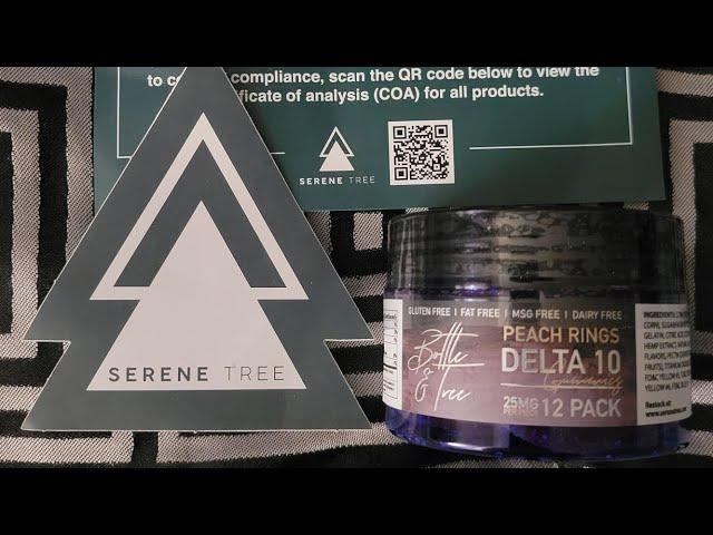 Serene Tree Delta 10 Peach Gummy ring review