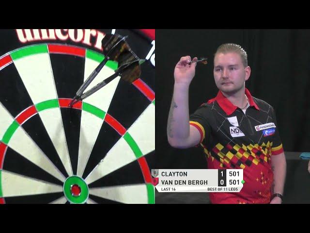 NINE-DARTER! Dimitri Van den Bergh strikes perfection at Players Championship 19