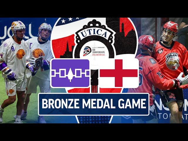 Haudenosaunee v England | Bronze Medal Game | 2024 World Lacrosse Men's Box Championship