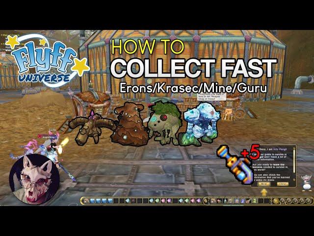 Collecting catcher materials faster!!! | Flyff Universe