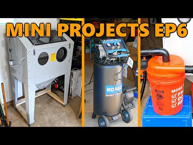 Setting up a (Relatively) Inexpensive Blast Cabinet/Compressor/Dust Collector (Mini Projects Ep.6)