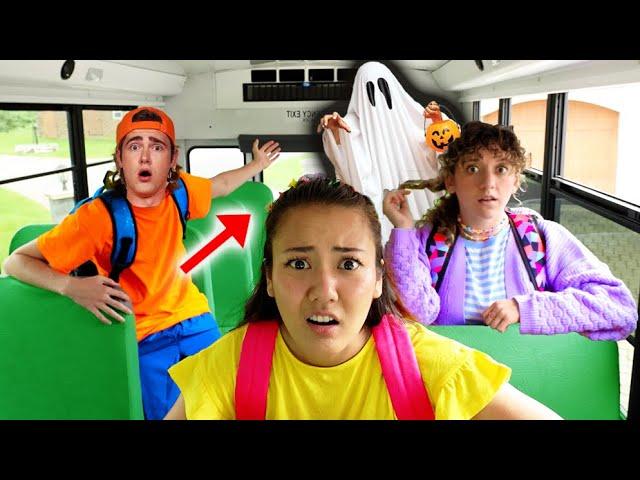 Monster on the School Bus Mystery for Ellie and Jimmy | The Ellie Sparkles Show