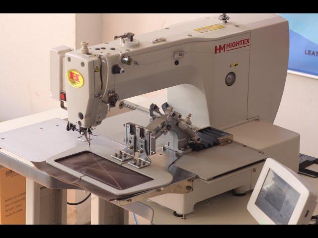 CNC Programmable leather pattern sewing machine for bag making