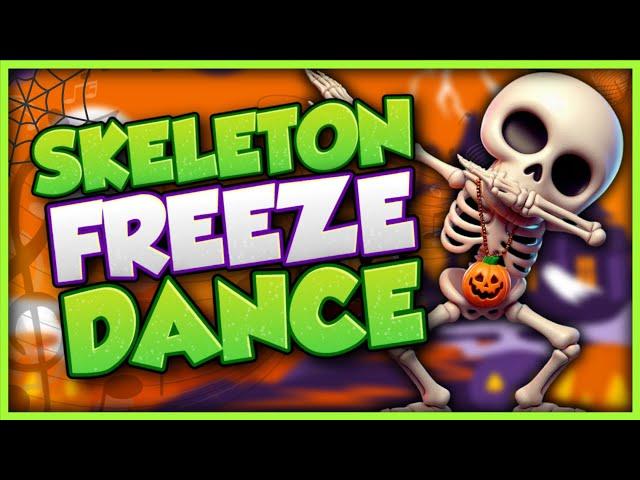 Skeleton Freeze Dance!  Halloween Brain Break  Danny Go Noodle  Just Dance