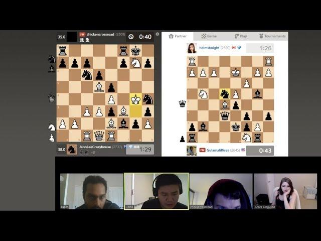 High level bughouse 16 - helmsknight and ChickenCrossRoad vs VABORIS and JannLee