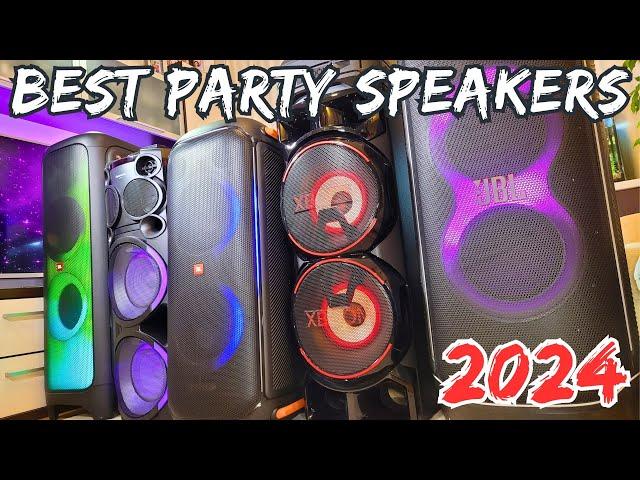 BEST Party Speakers in 2024 JBL Partybox Ultimate, 710, 1000, LG RNC9, Sony XV900, Panasonic Tmax50