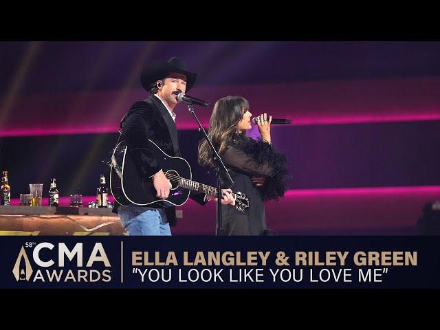 Ella Langley & Riley Green - “you look like you love me” | Live at CMA Awards 2024