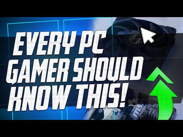  Nearly EVERY PC gamer forgets this… Quieter, Cooler PC & MORE FPS!