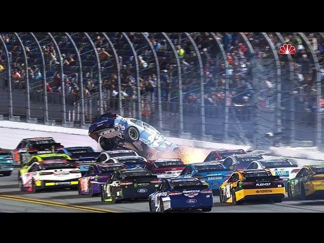 Kyle Larson goes AIRBORNE | 2017 Coke Zero 400