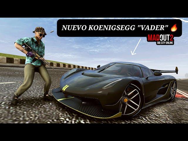 NUEVO KOENIGSEGG JESKO "VADER"  // REVIEW + ARRANCONES | madOut 2 | Gameplay