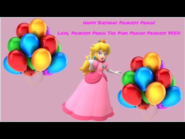 Princess Peach's Birthday Action Of 2022!