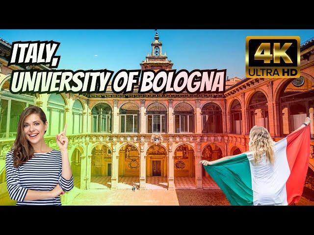 Bologna, Italy  | The Oldest University in the World | 4K Ultra HD 60fps, University of Bologna