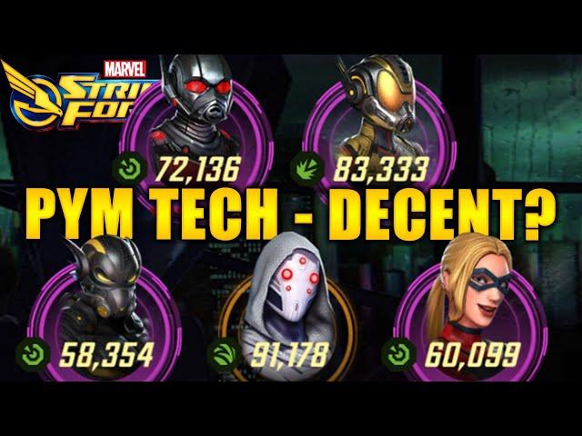 Pym Tech - Decent? Forced Usage? ISO-8 T4s - MARVEL Strike Force - MSF