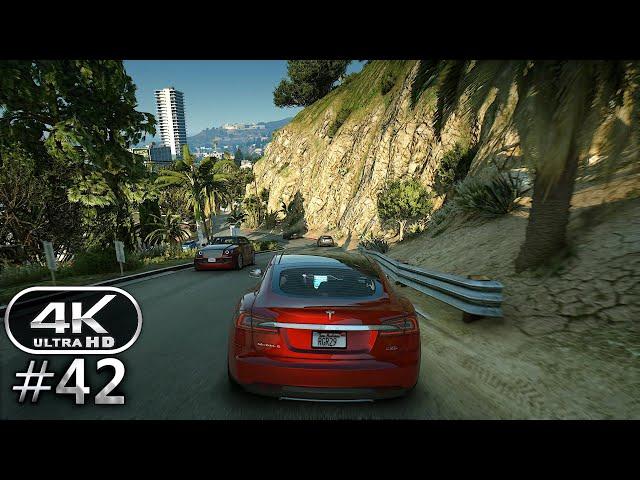 Grand Theft Auto 5 4K Ultra Graphics Gameplay Walkthrough Part 42 - GTA 5 PC 4K 60FPS