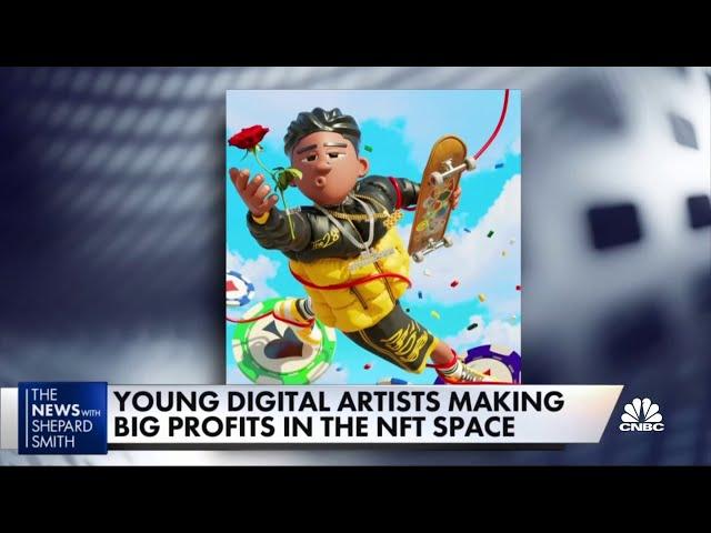 Digital artist makes big bucks in NFT space