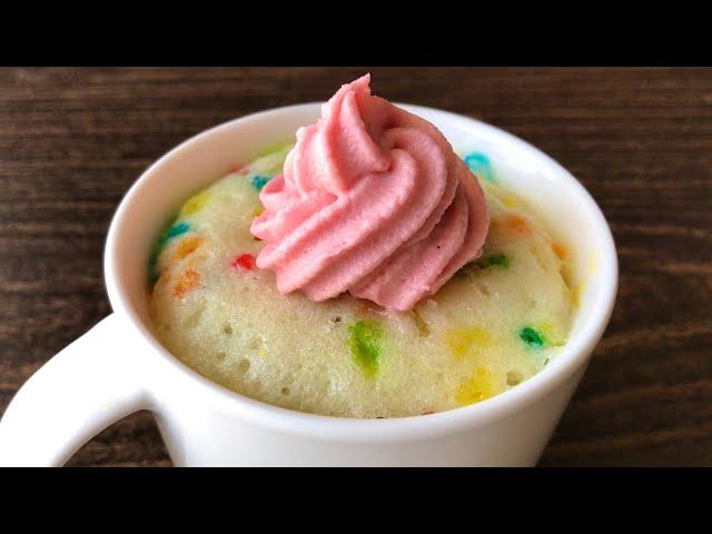 Vanilla Mug Cake in 1 Minute | Eggless Microwave Cake | Em’s Kitchen