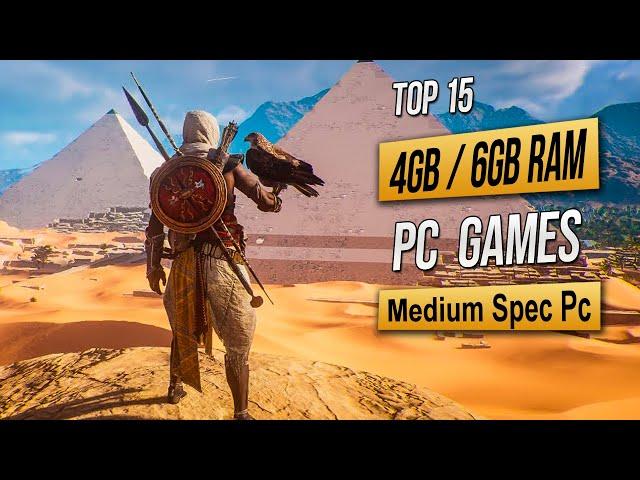 Top 15 Best Mid Spec Pc Games For (4GB RAM / 6GB RAM / 2GB VRAM) 2024