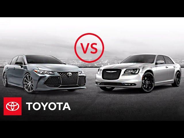 2020 Toyota Avalon vs. 2020 Chrysler 300S | Full-Size Sedan Comparison | Toyota