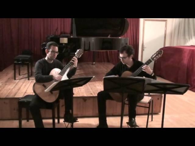 E. Vahl: Duo for two guitars.