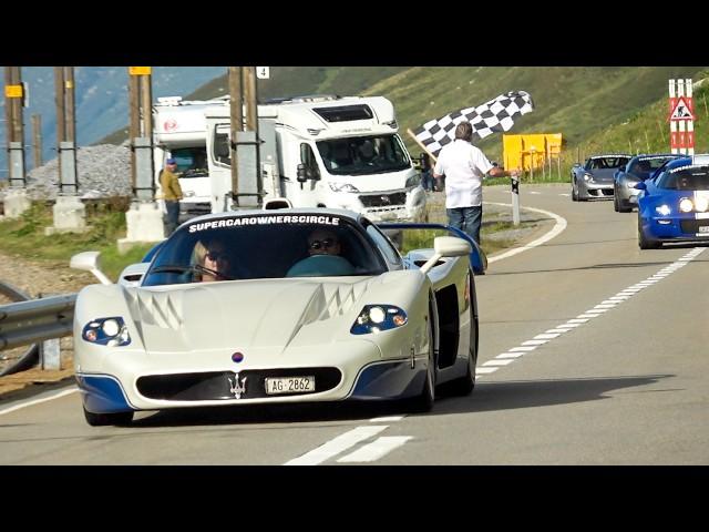 Hypercars Tunnel SOUNDS - F40 LM, Chiron Sport, MC12, Regera, TSR-S, Huayra Imola, Regera & MORE